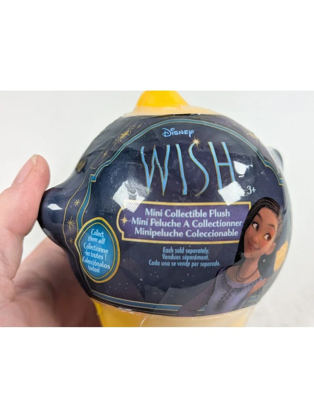 x3 - Disney - WISH - Mystery Star Capsule - Mini Collectible Plush - 3 Pack